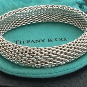 Authebtic. Tiffany & Co. Silver Mesh Bracelet